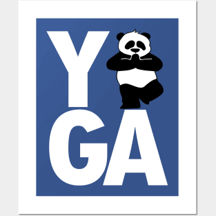 YOGA PANDA Posters and Art